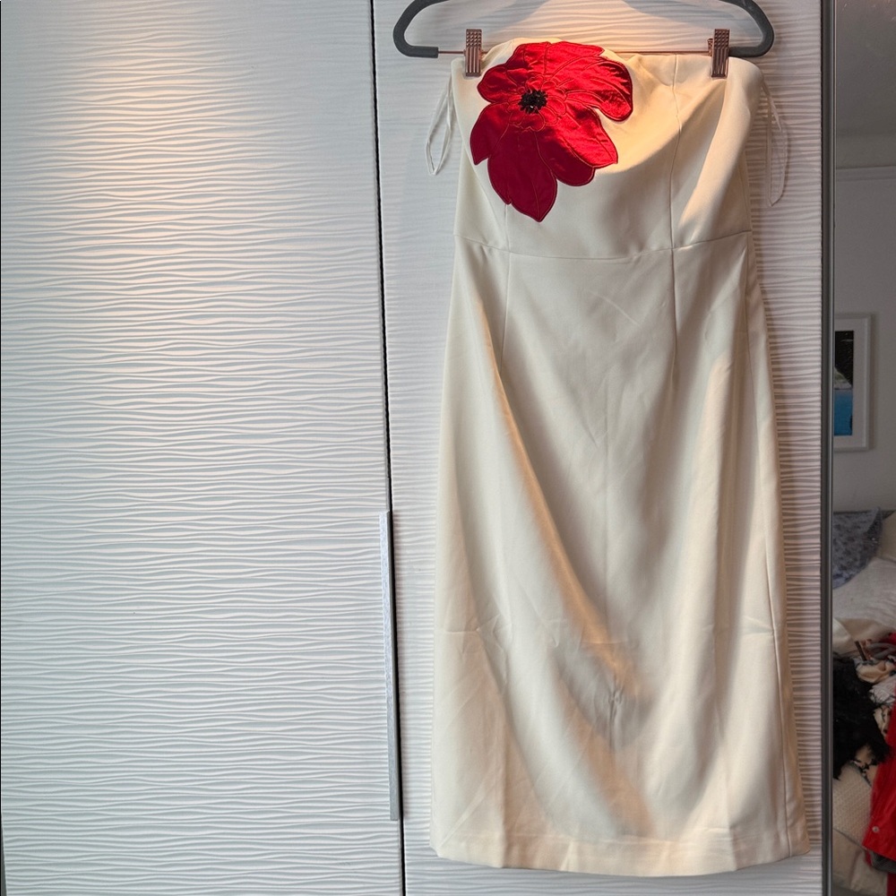 MOTF Cream Elegant Dress
